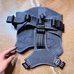 ICEFANG Gray Tactical Dog Harness (Medium-Large) Like New